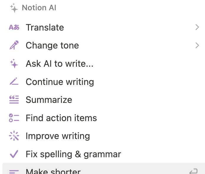 notion ai prompts