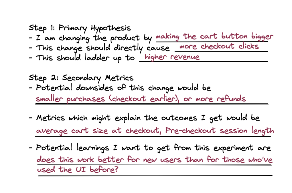 Craigs Metrics Sanity Checklist