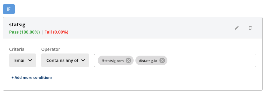 the statsig -is employee- feature gate