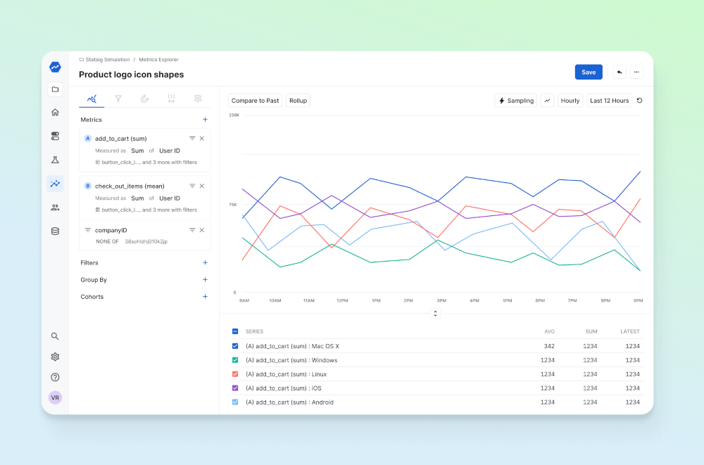 statsig pluto metrics explorer