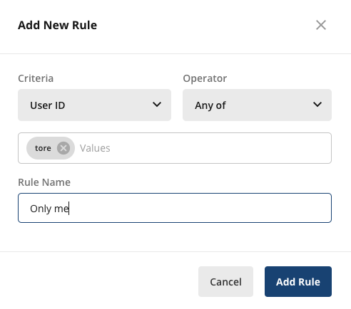 adding a new rule search ranking