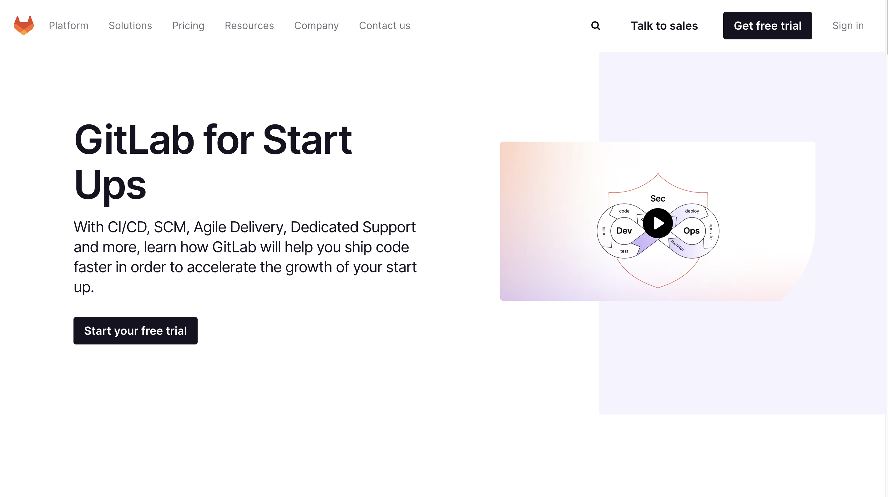 GitLab for Startups