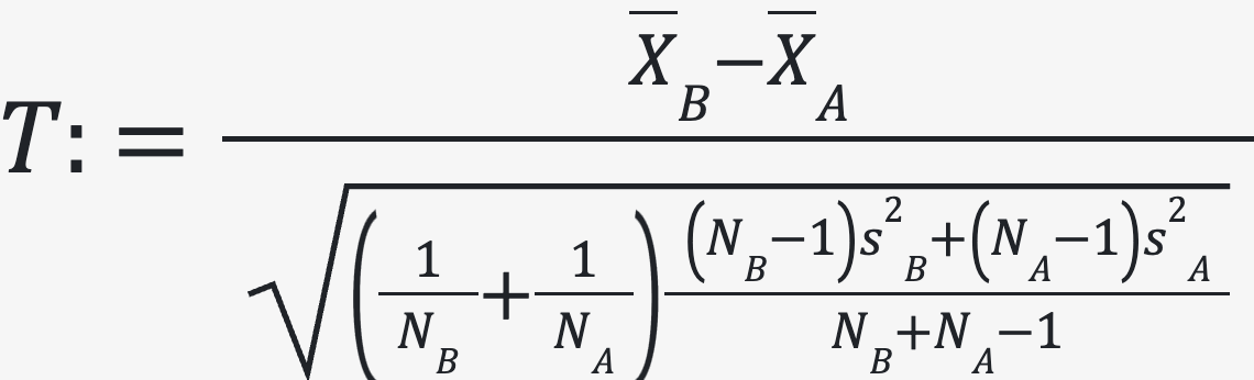 T test