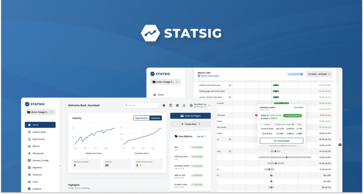 statsig the number one experimentation platform product images