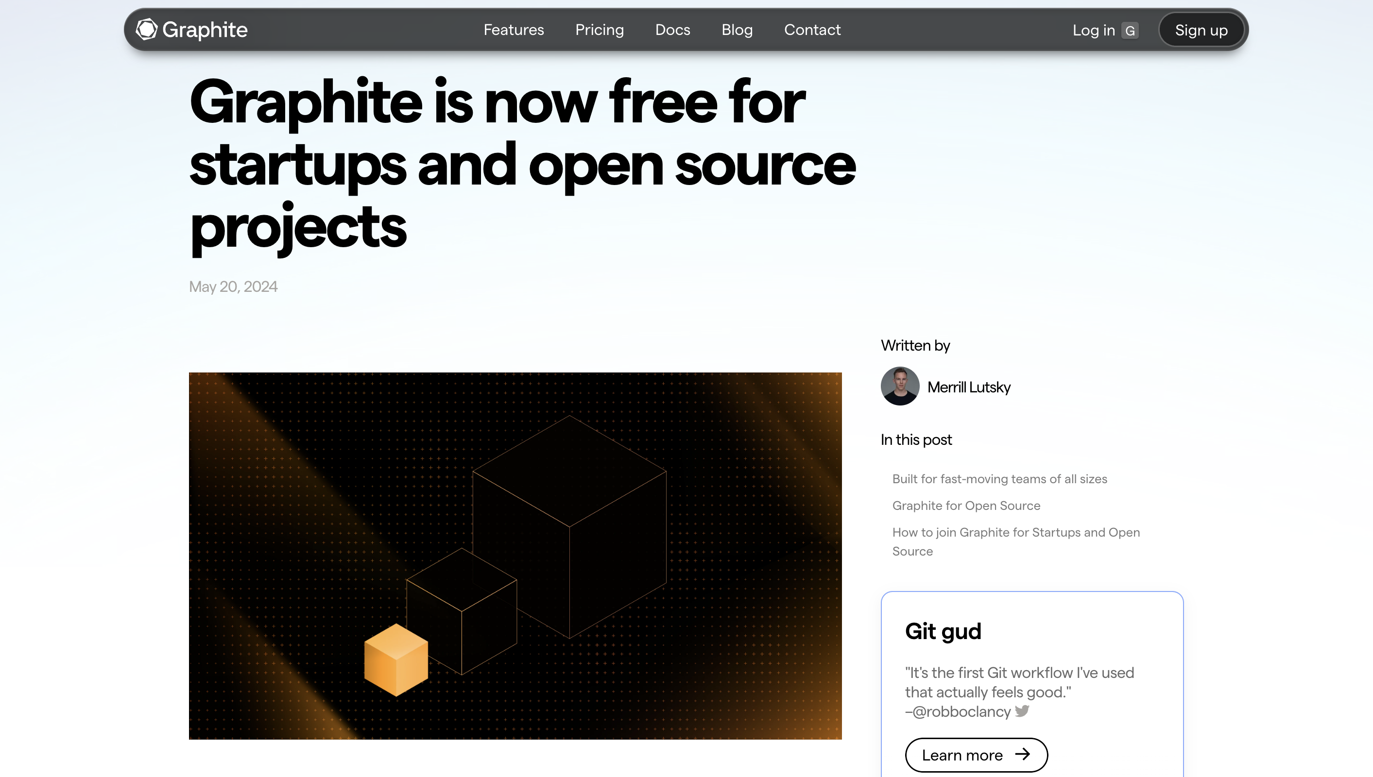 Graphite Startup Program