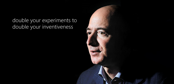 jeff bezos quote double your experiments to double your inventivenes