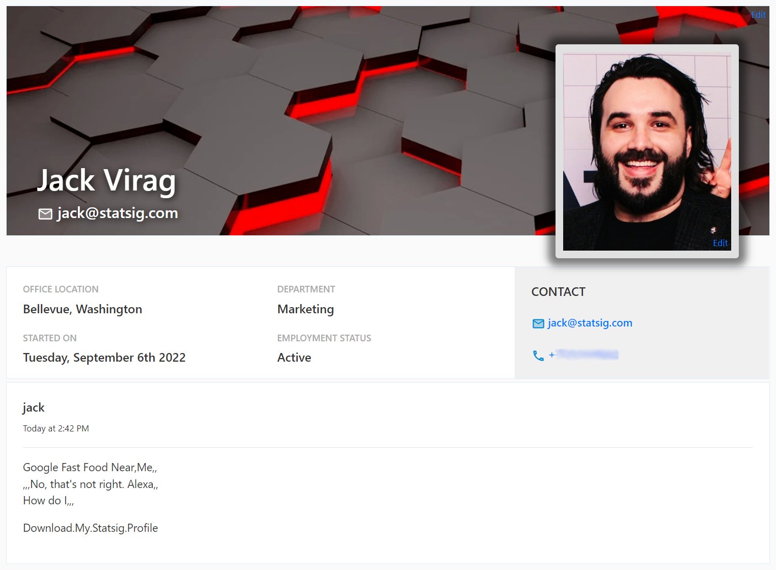 jack virag statsig profile