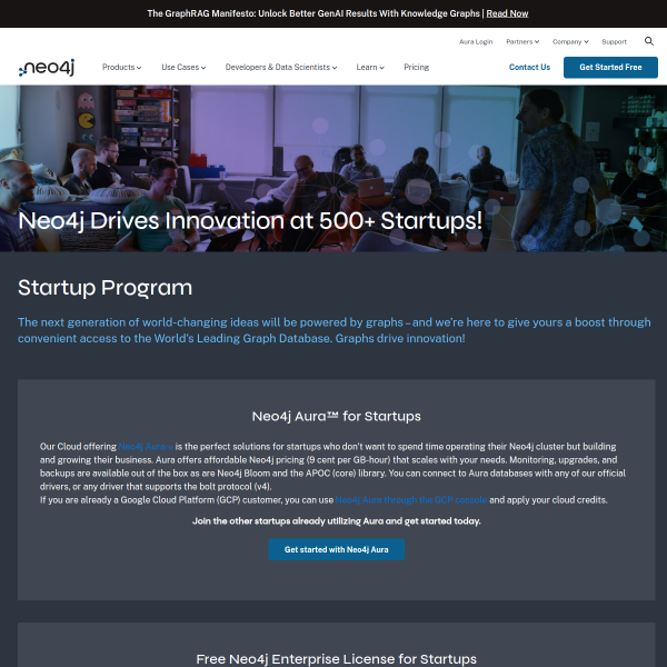 Neo4j Aura for Startups