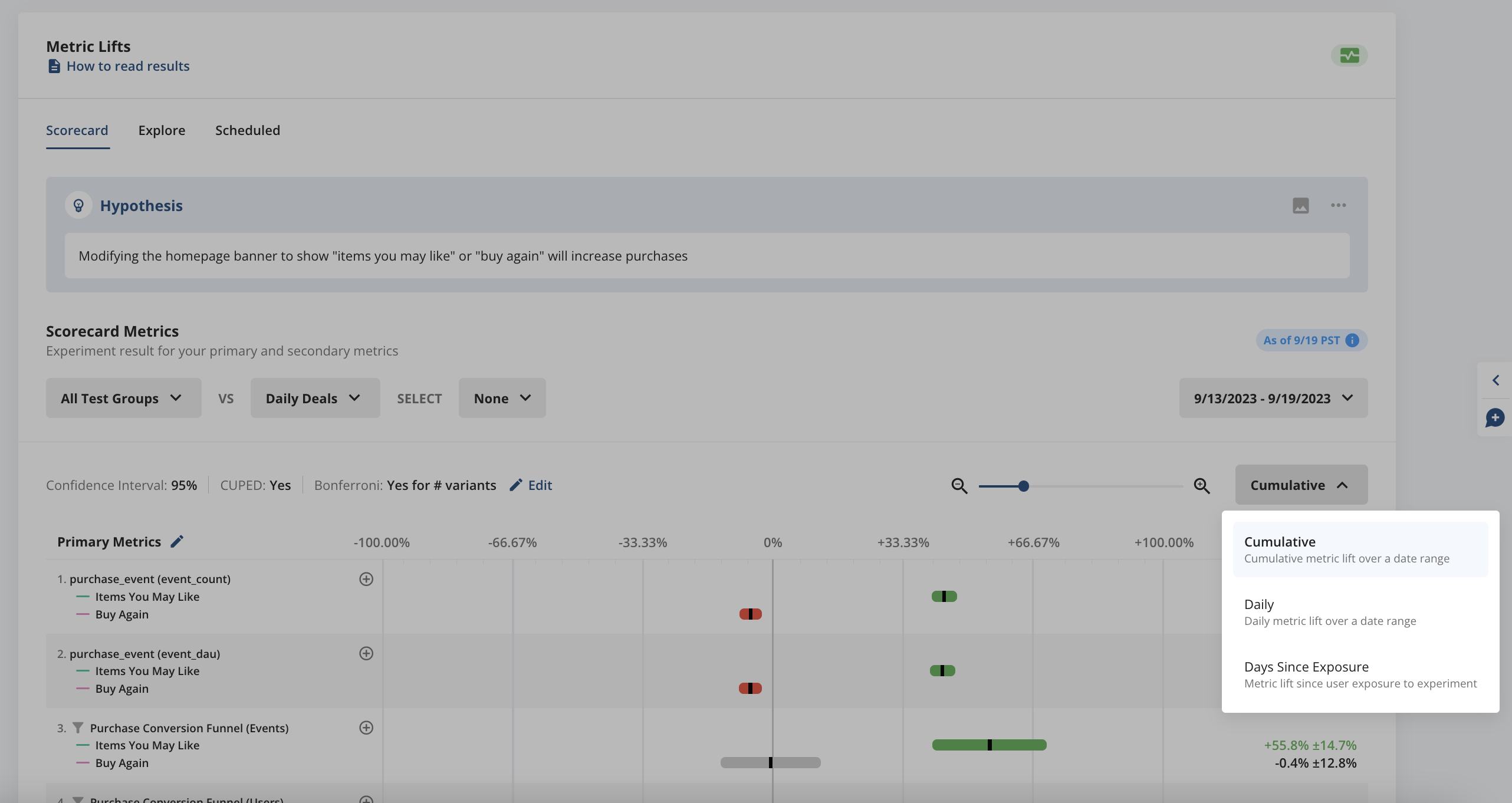 new ways to view pulse in statsig