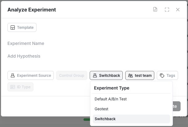 🎚️ Analyze Only Switchback [Beta] | Statsig Product Updates