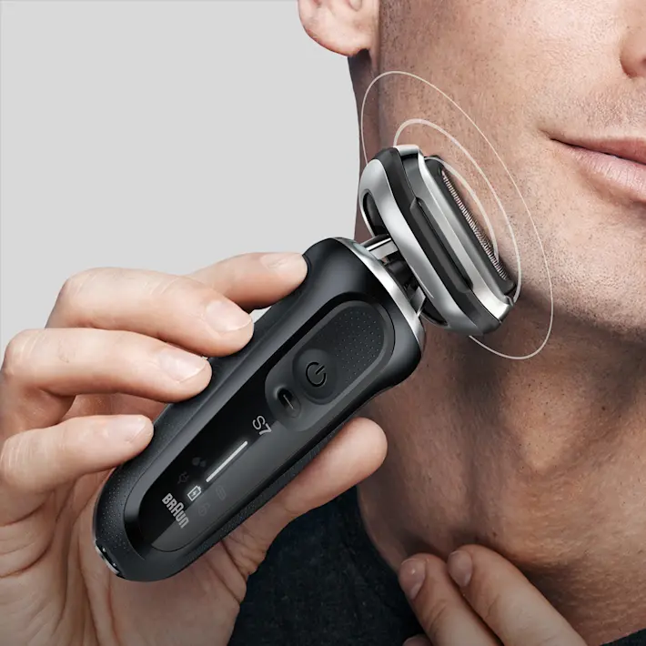 A clean shave, even in tricky areas A clean shave, even in tricky areas