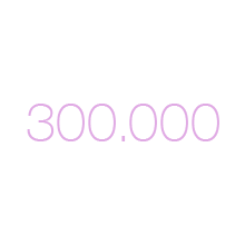 300 000 villanás