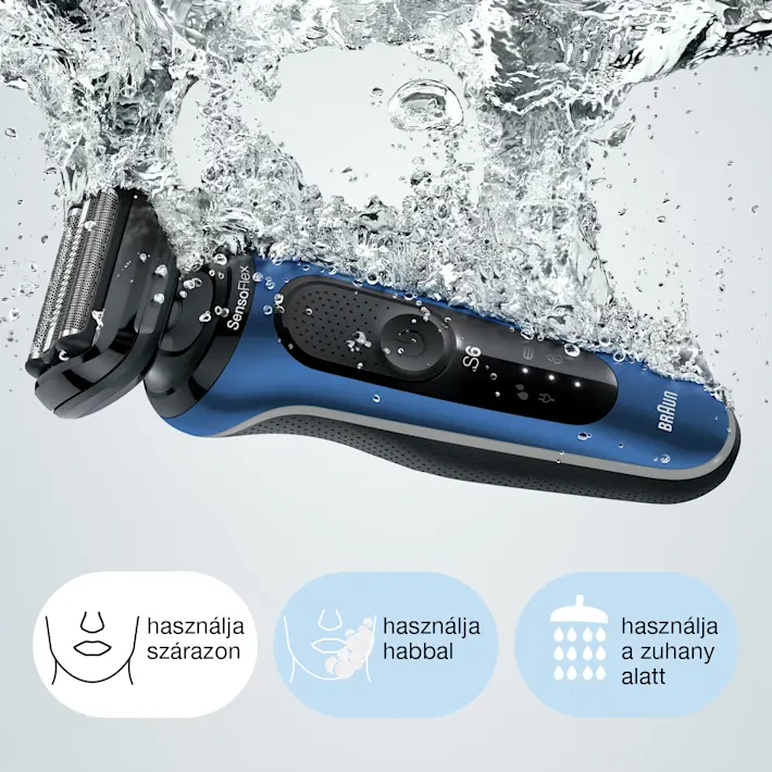 100%-ban vízálló Wet&Dry használatra 100%-ban vízálló Wet&Dry használatra