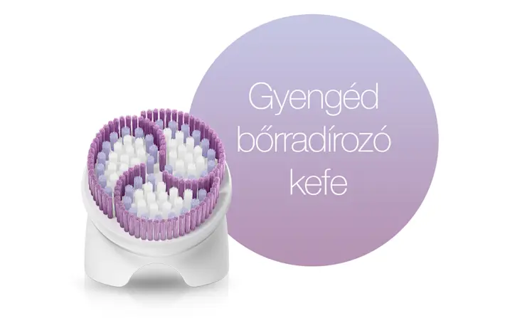 Braun - gyengéd bőrradírozó kefe Braun - gyengéd bőrradírozó kefe