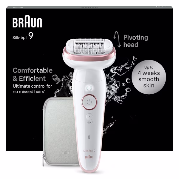 A Braun Silk·épil 9 csomagolása A Braun Silk·épil 9 csomagolása