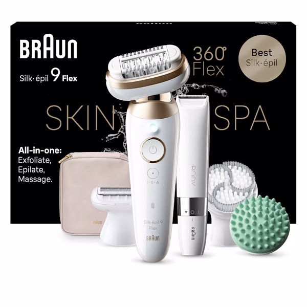 A Braun Silk·épil 9 Flex csomagolása A Braun Silk·épil 9 Flex csomagolása