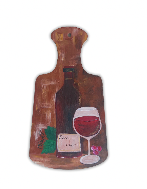 Image for Decorative Chopping Board(Wine theme)