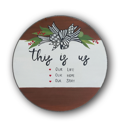 Image for Wooden "This is us" home decor