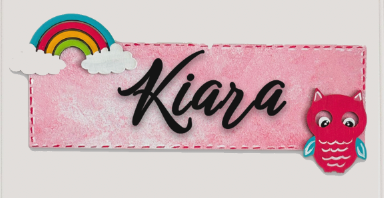 Image for Rainbow nameboards for kids door