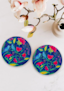 Thumb nail image for Blue floral coasters( pack of 2)