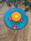 Thumb nail image for Blue lotus tea light holder(set of 2)