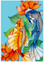 Thumb nail image for Serenity in Motion:"Twin Koi"