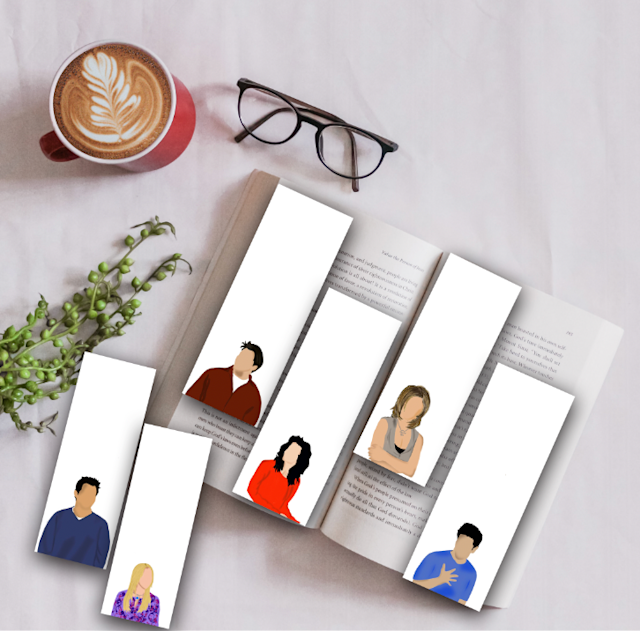 Friends Character bookmarks(Pack of 6)