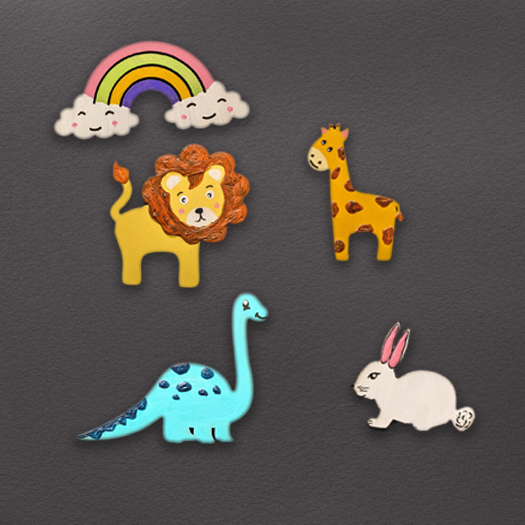 Image for Zoo Animals Fridge Magnets