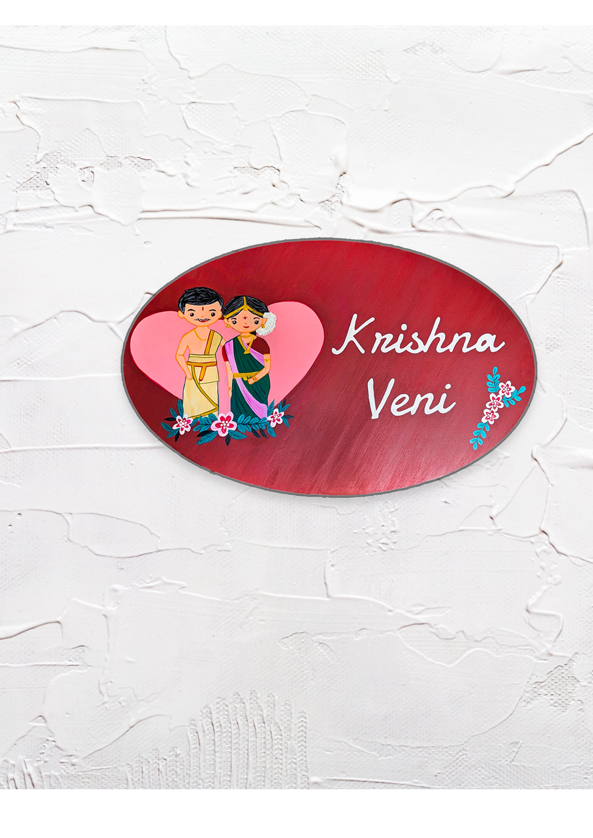 Image for Customisable wooden nameplate