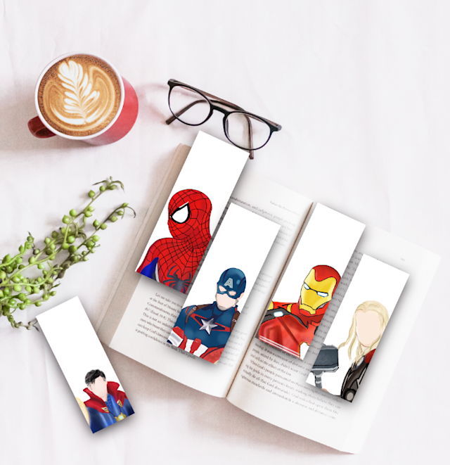 Avenger superheroes bookmarks(Pack of 5)