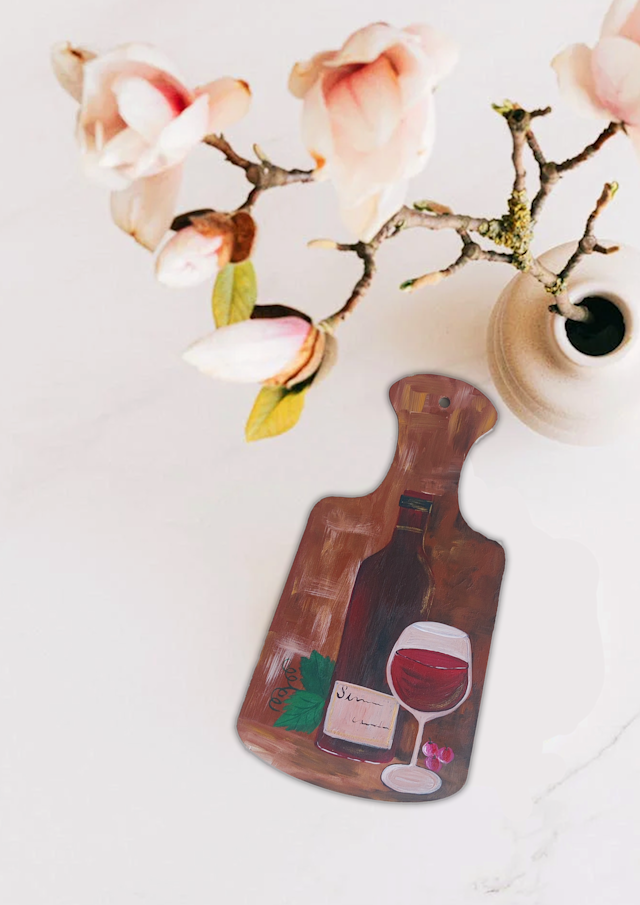 Decorative Chopping Board(Wine theme)