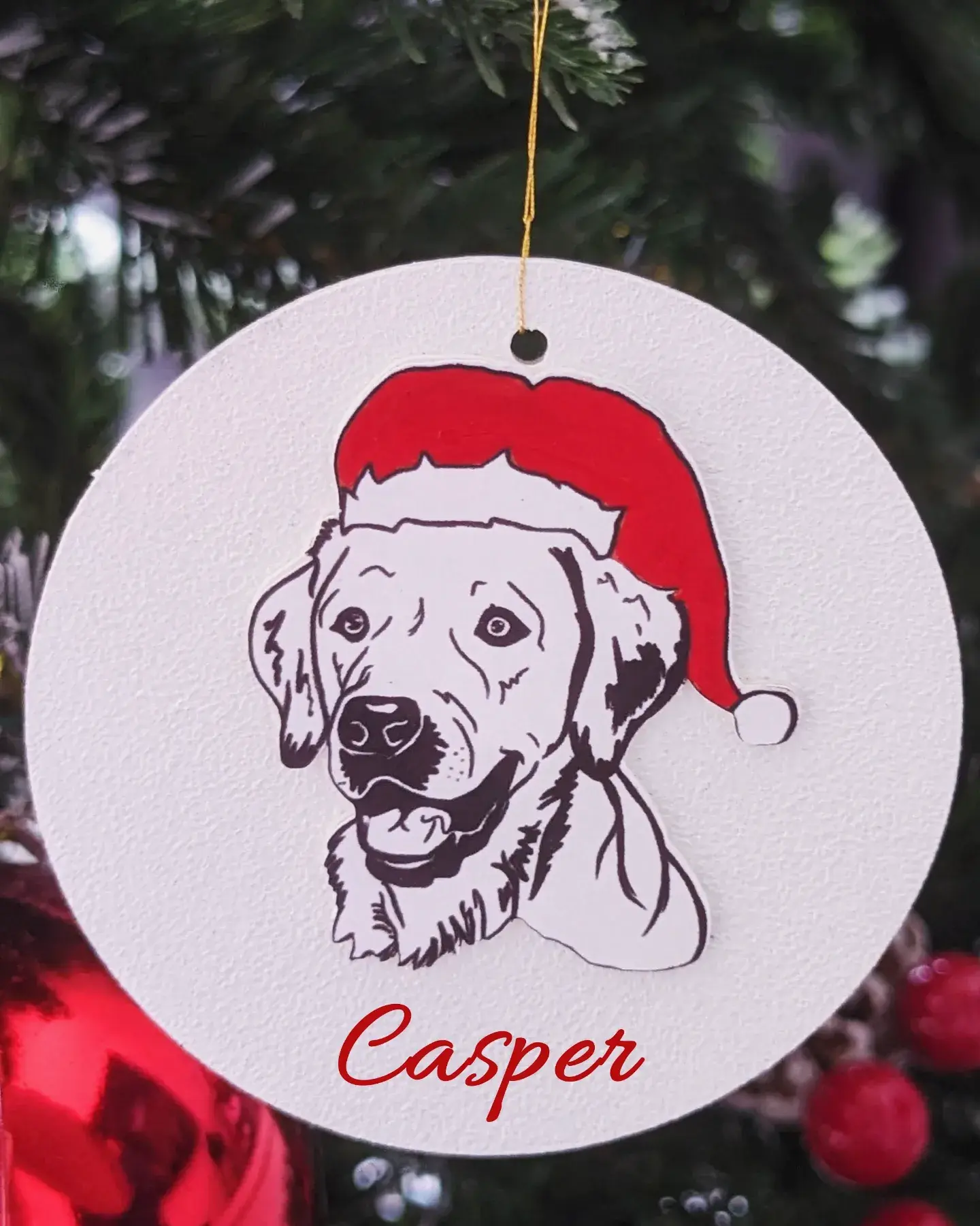 Image for Personlized Christmas Ornaments for pets(dogs)