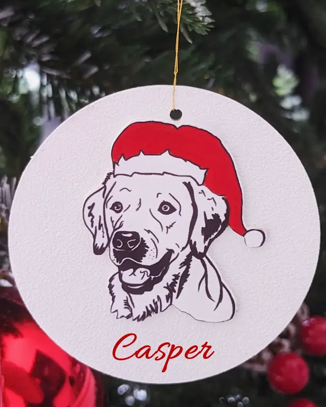 Personlized Christmas Ornaments for pets(dogs)