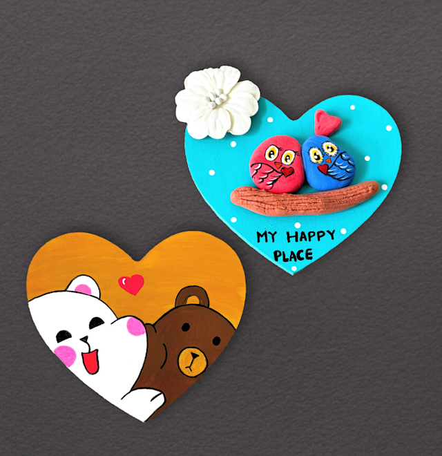 Heart Magnets(Set of 2)