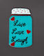 Thumb nail image for Glass Jar Magnet(Live Love Laugh)