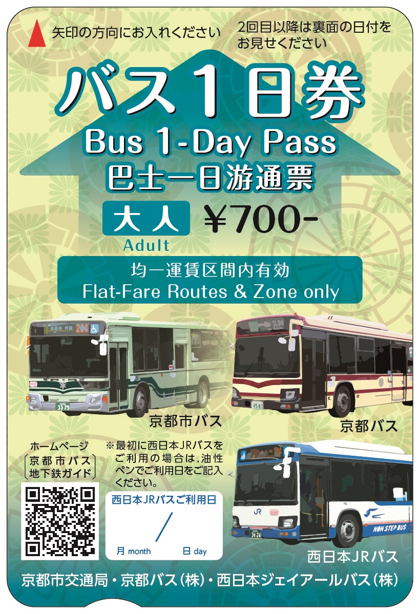 京都巴士一日乘車券1