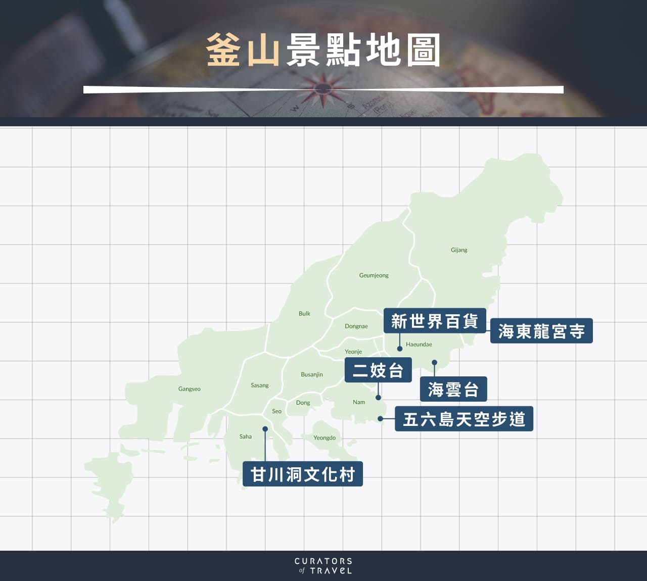 釜山景點地圖