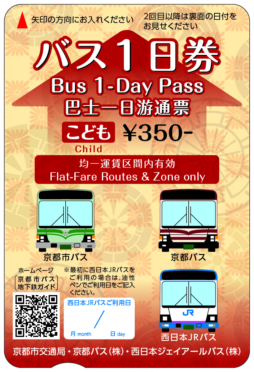 京都巴士一日乘車券2