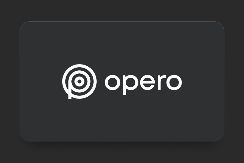 Opero Brand logo header