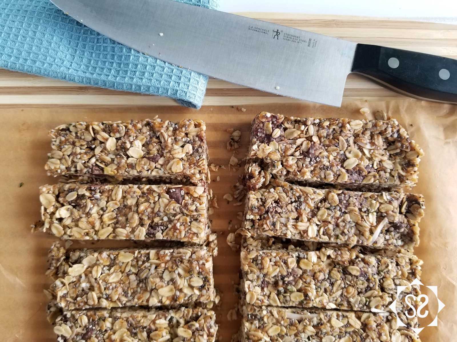 Vegan Chocolate Chip / Peanut Butter Granola Bars Steph Sunshine