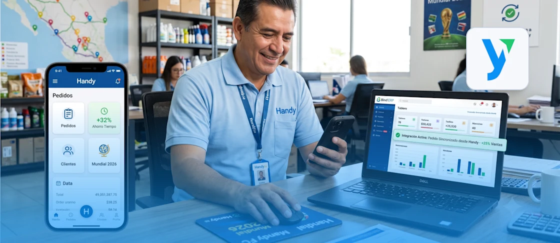 Integra Handy con Bind ERP