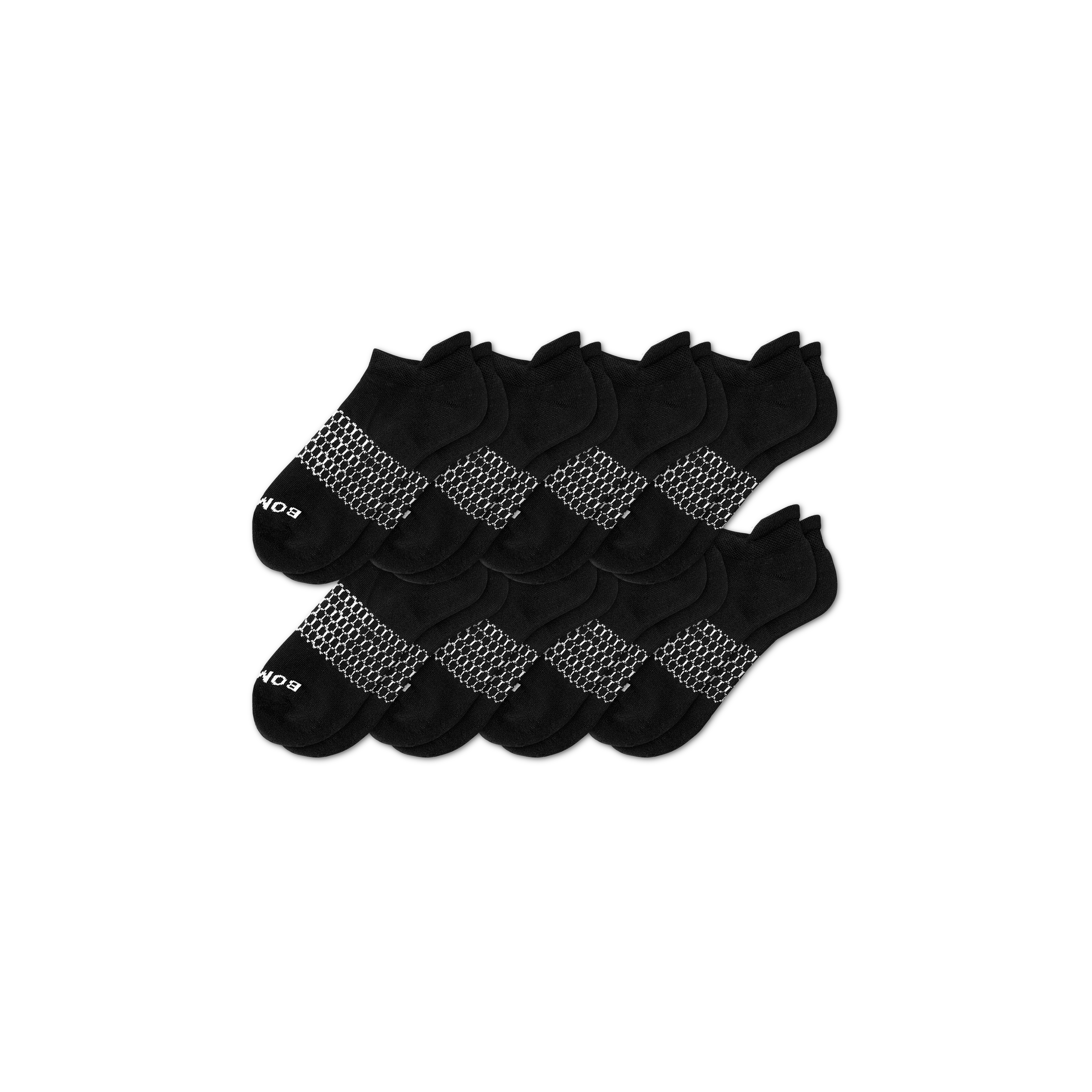 Bombas Ankle Sock 8-pack In Black Solids