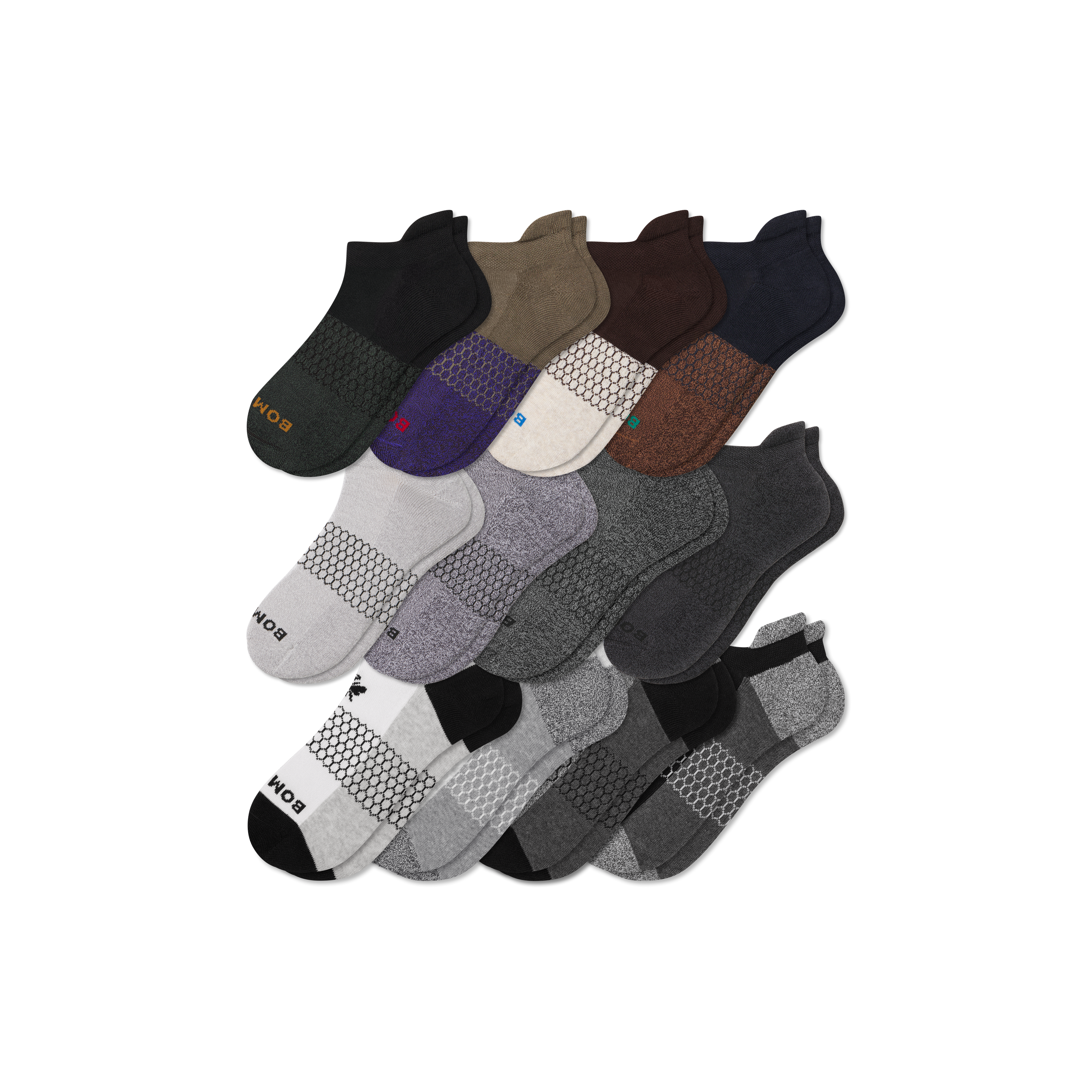 Bombas Ankle Sock 12-pack In Multi