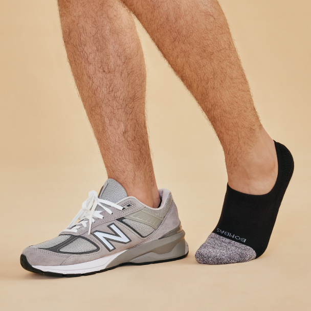 ECMLN Mens Invisible Cotton Socks Low Cut No Show Sock Solid Color Non Slip Socks I.185606218 - Foto 14