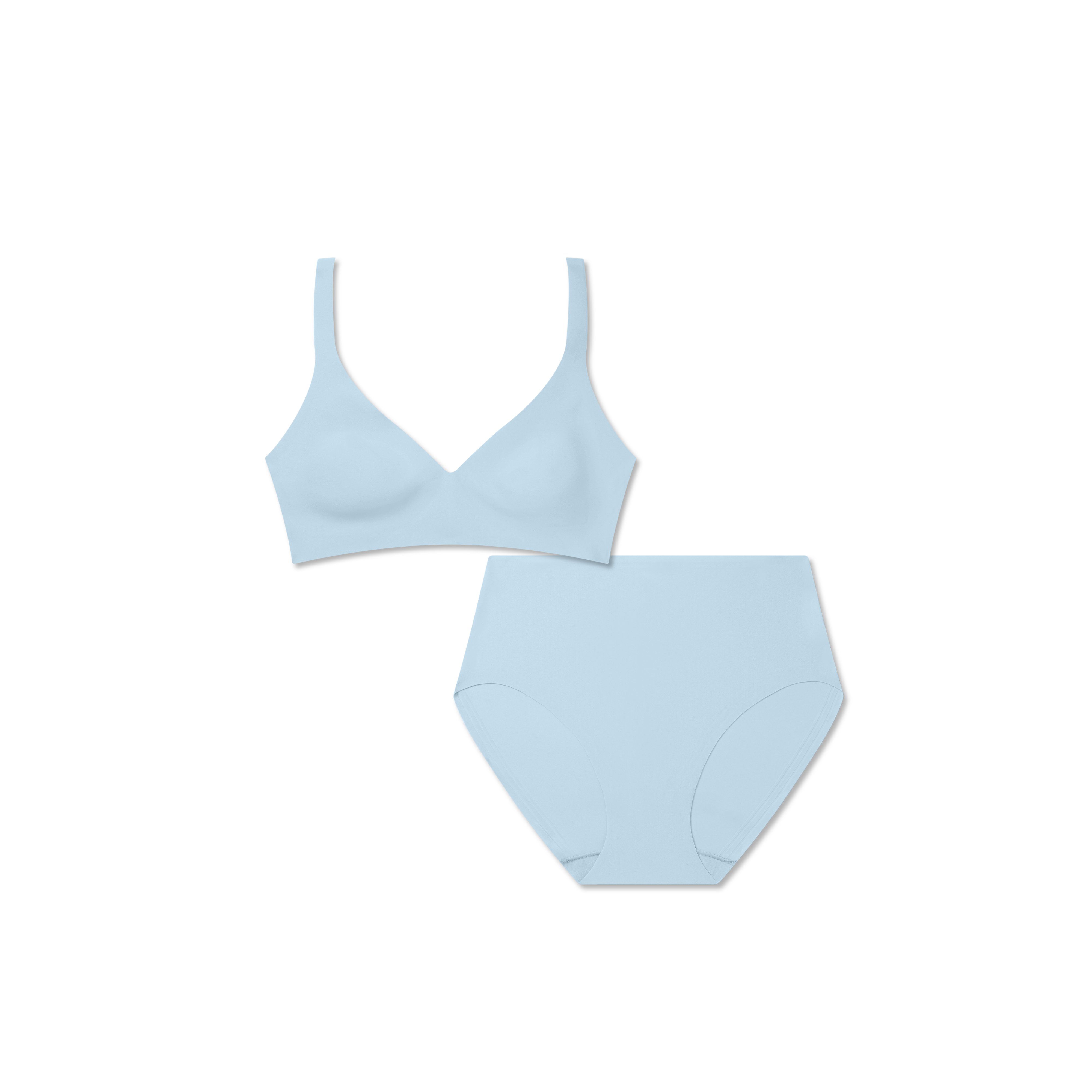 Women’s No Show Plunge Bralette + High Rise Brief Pack 