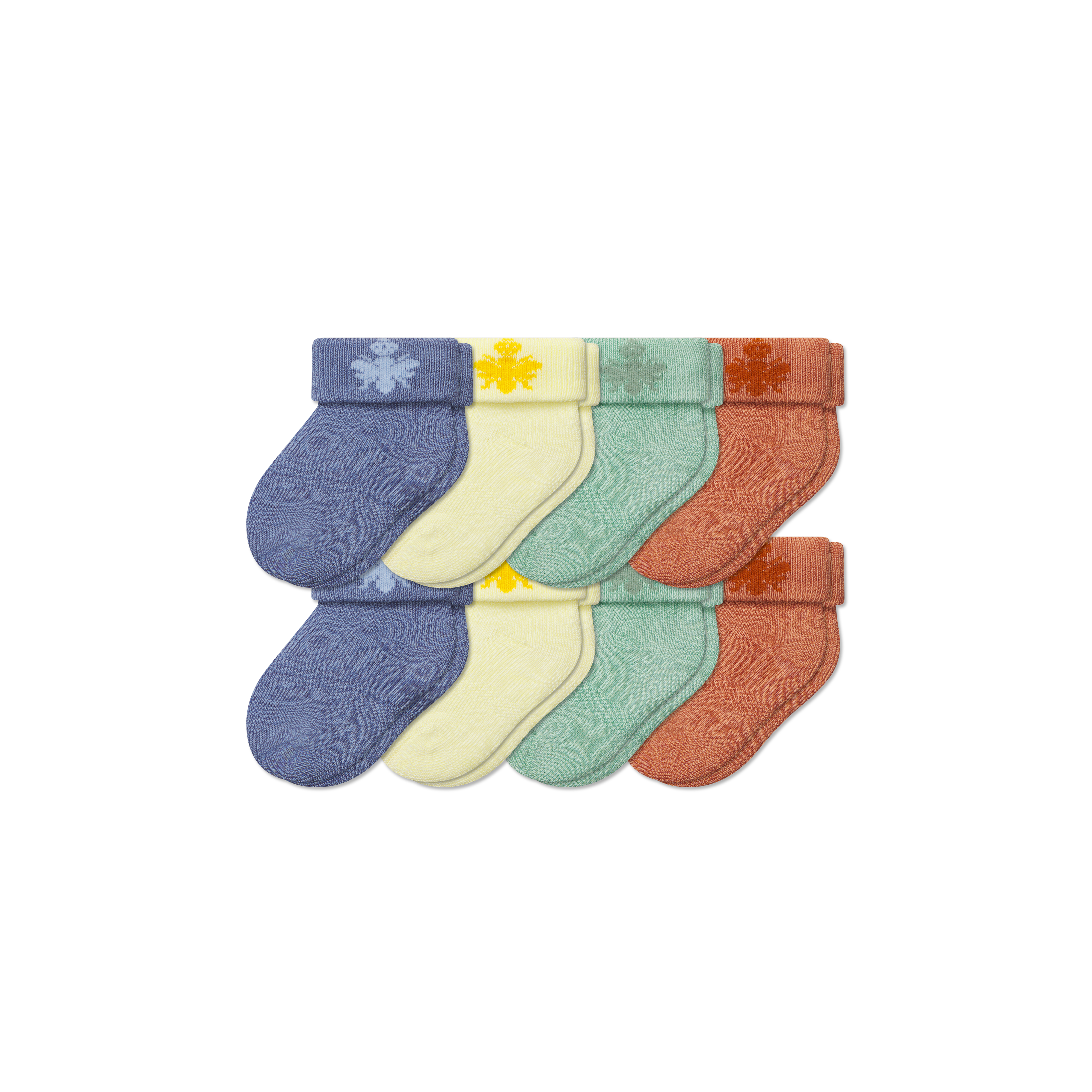 Bombas Baby Sock 8-pack (0-6 Months)