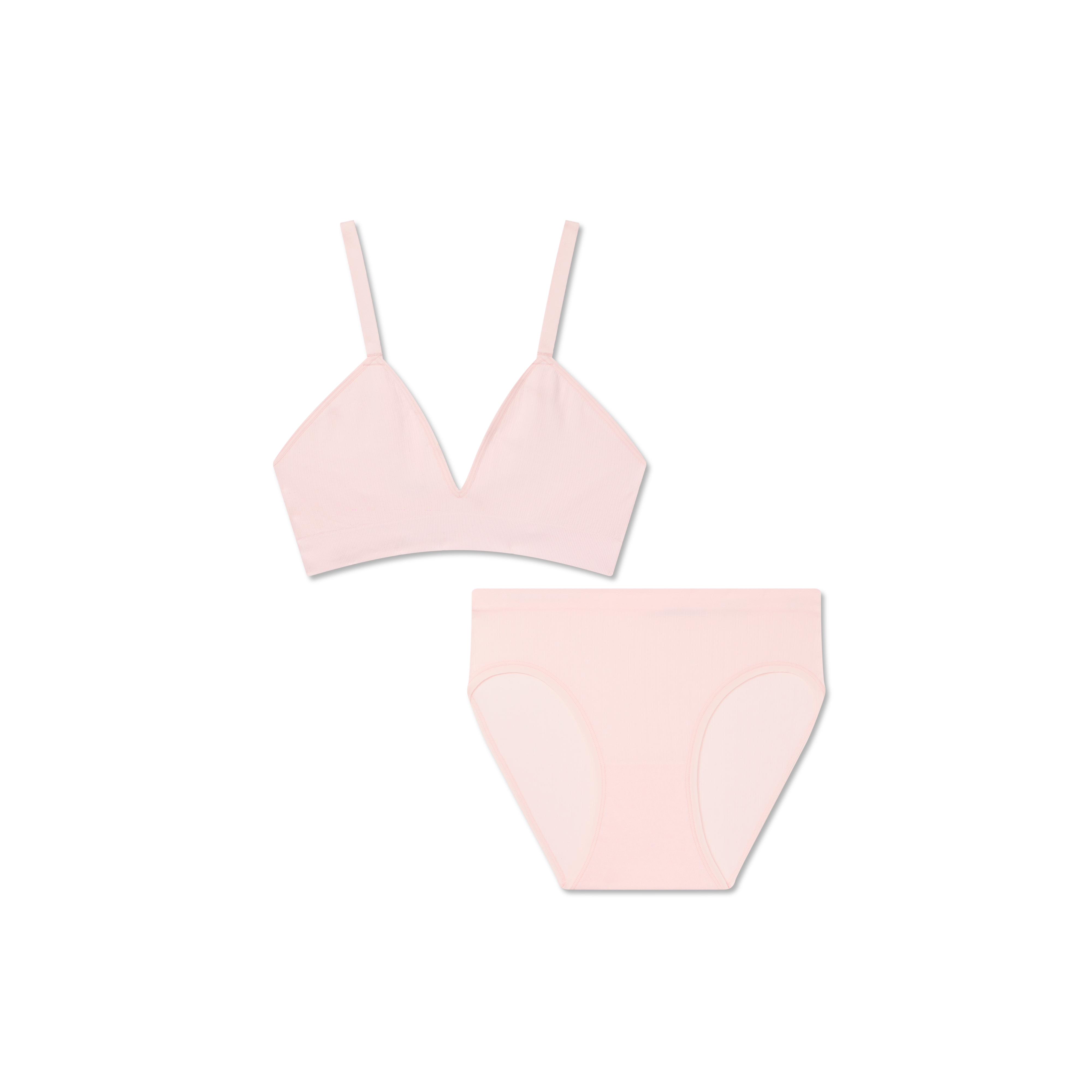 bombas Women's Seamless Triangle Bralette + Brief