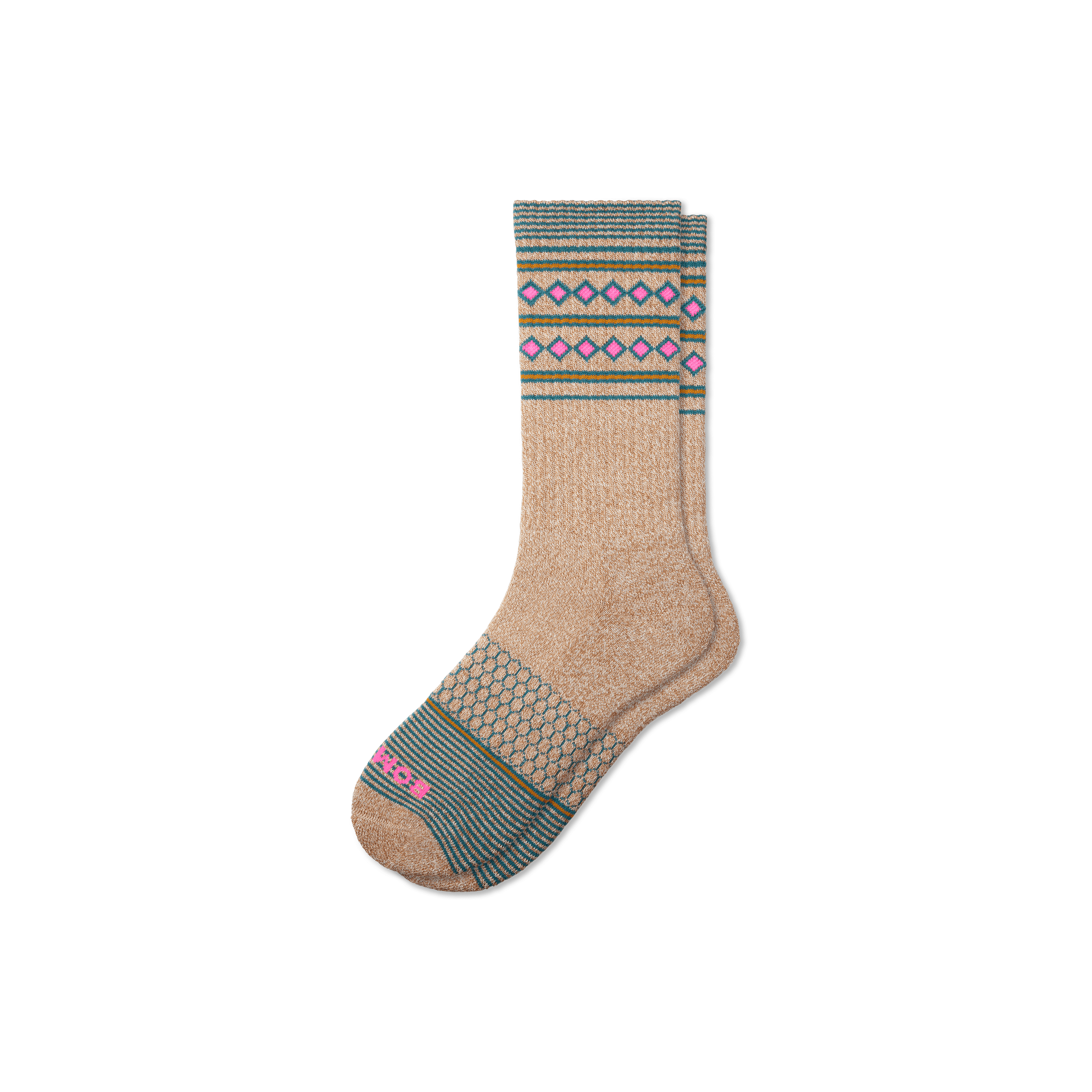 Bombas Holiday Calf Socks In Twine