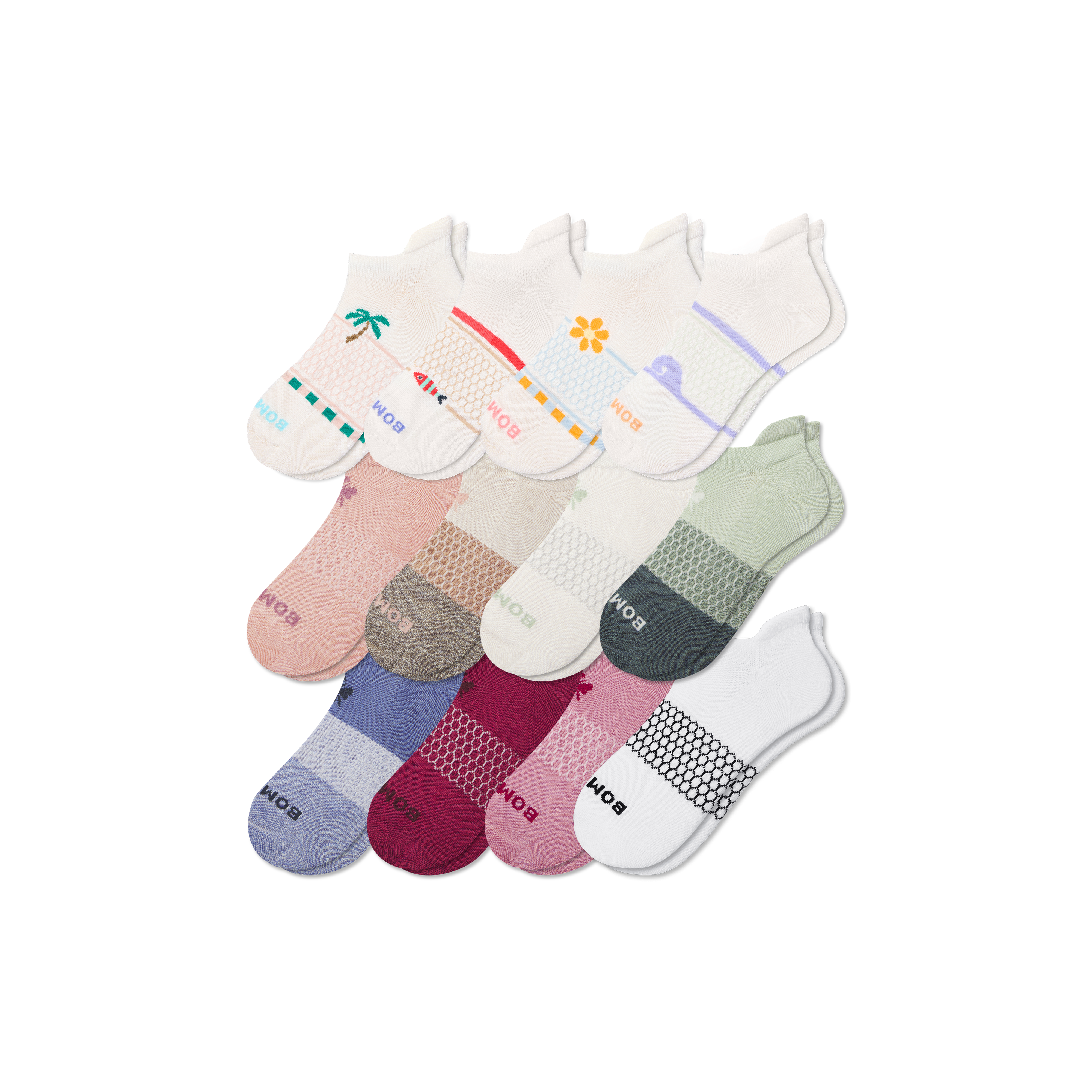 Bombas Ankle Sock 12-pack