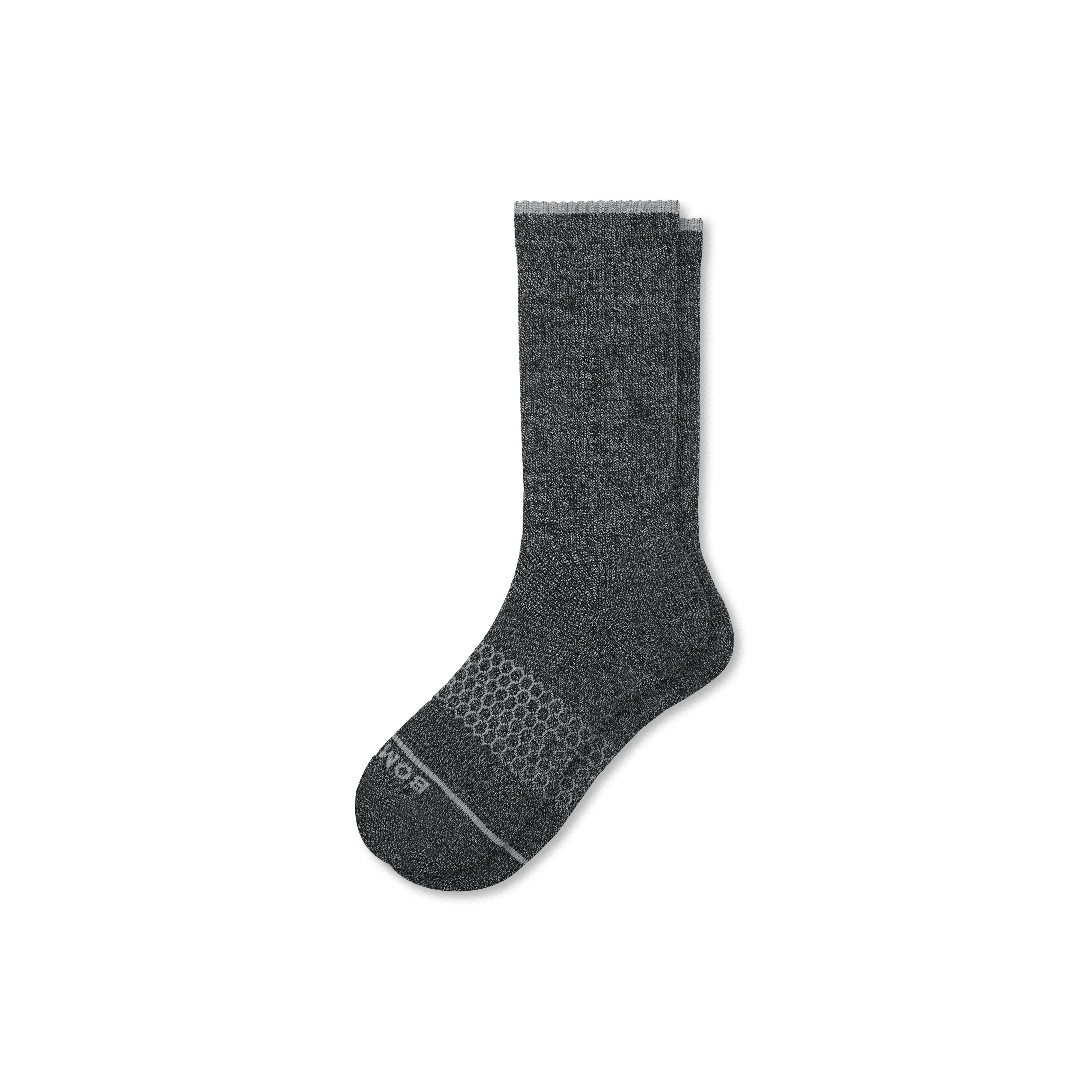100% Pure Lambswool Socks In Charcoal Black | One Size, Crew Length | All-Season Warmth For Men & Women